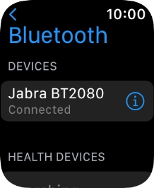 Press the Digital Crown to return to the home screen.