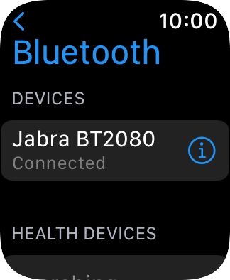 Press the Digital Crown to return to the home screen.