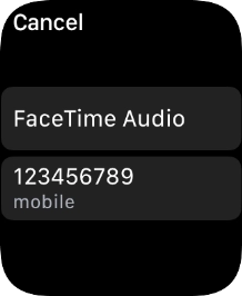 Press the required number.
