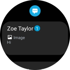 Press the required picture message. Press the required picture message.