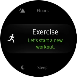 Press the activity icon.