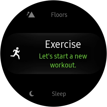 Press the activity icon.