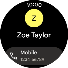 Press the required phone number.