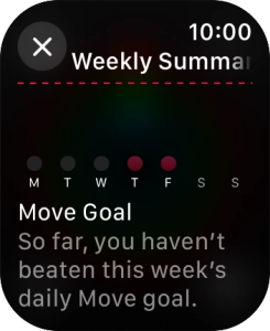 Press the Digital Crown several times to return to the main menu.