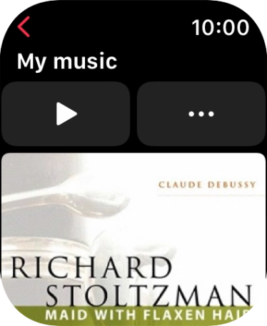 Press the play icon to start the playback.