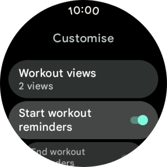 Slide your finger right starting from the left side of the screen to go back to the activity.
