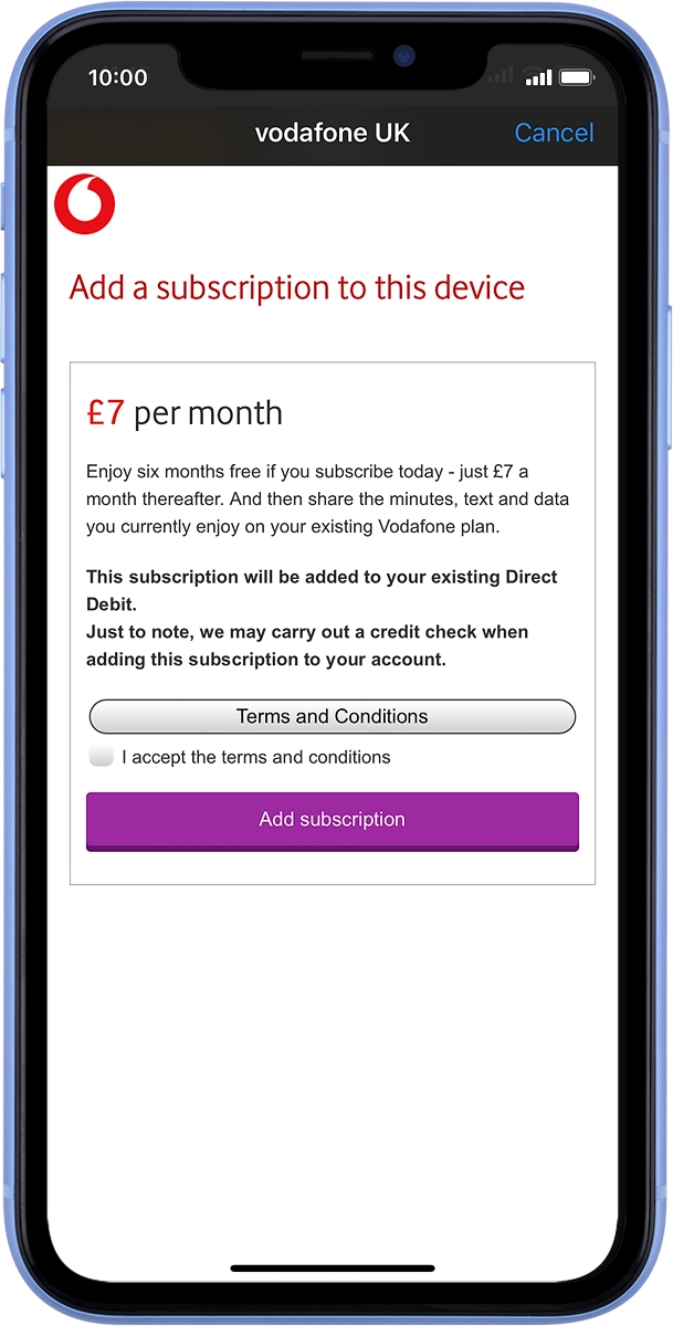 On your phone: Press the field next to 