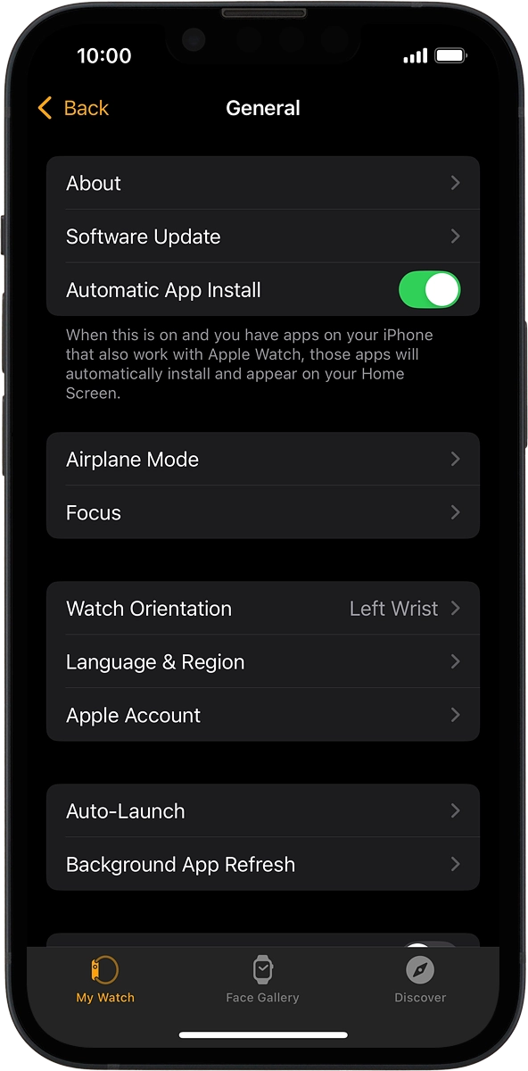On your phone: Press Language & Region.