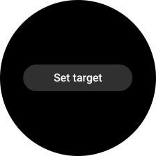 Press Set target.