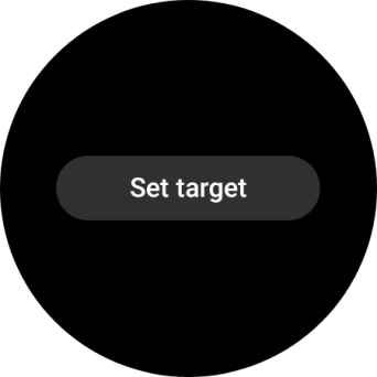 Press Set target.