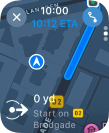 Follow the instructions on the screen to go to the required destination. Follow the instructions on the screen to go to the required destination.