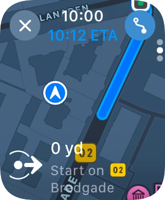 Follow the instructions on the screen to go to the required destination. Follow the instructions on the screen to go to the required destination.