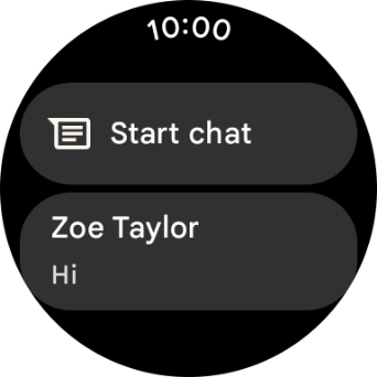 Press the required text message to read it.