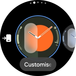 Press the Home key. Press the Home key.