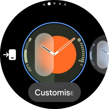 Press the Home key. Press the Home key.