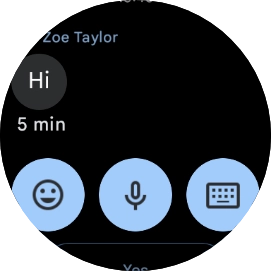Press the microphone icon. Press the microphone icon.