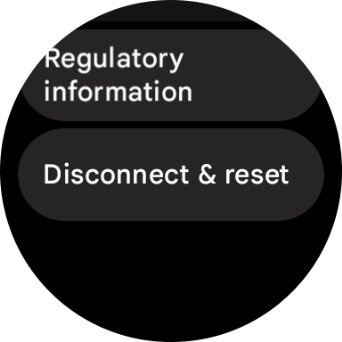 Press Disconnect & reset. Press Disconnect & reset.