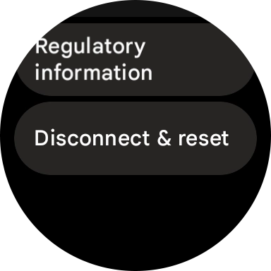 Press Disconnect & reset. Press Disconnect & reset.