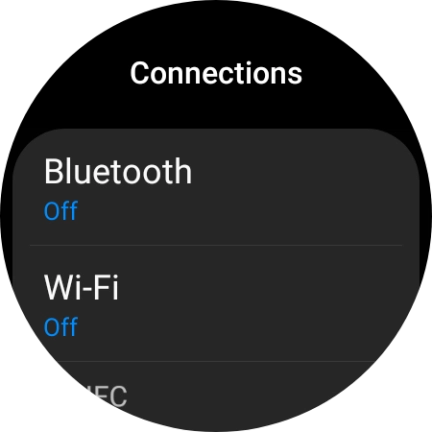 Press Bluetooth.