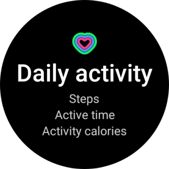 Press the required widget to open it. Press the required widget to open it.