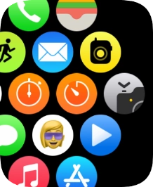 Press the email message icon.