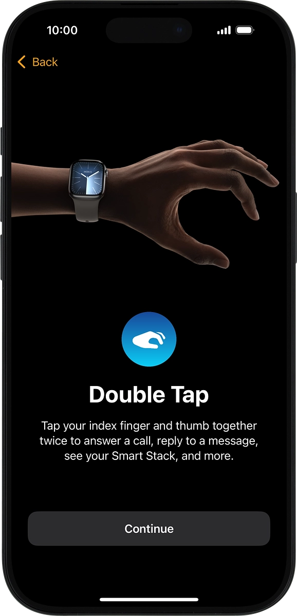 On your phone: Press Continue.
