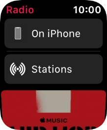 Press Stations and go to the required radio station. Press Stations and go to the required radio station.