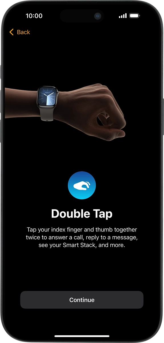 On your phone: Press Continue.