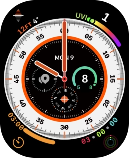 Press the Digital Crown.