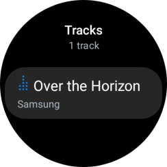 Press the required audio file.