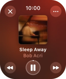 Turn the Digital Crown to select the required volume. Turn the Digital Crown to select the required volume.