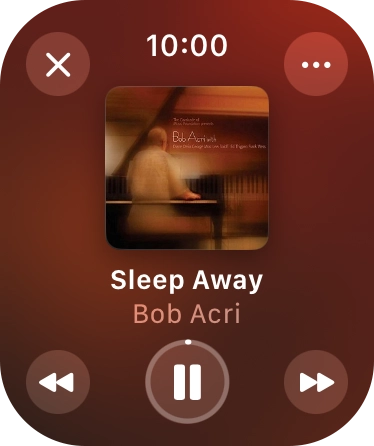 Turn the Digital Crown to select the required volume. Turn the Digital Crown to select the required volume.