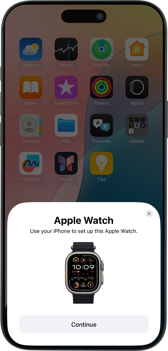 On your phone: Press Continue.