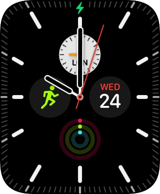 When the battery charging icon is displayed, the battery is charging.