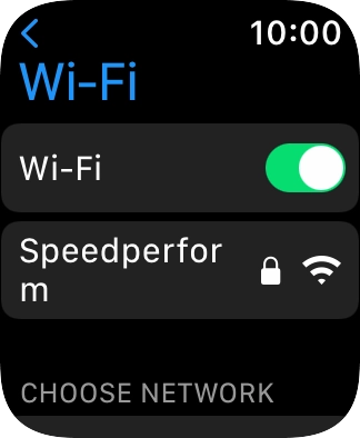Press the Digital Crown to return to the home screen.