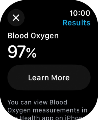 Your result is displayed on the screen.