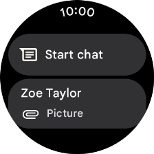 Press the required picture message.