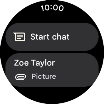 Press the required picture message.