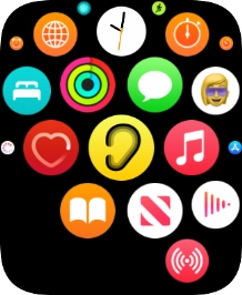 Press the music player icon.