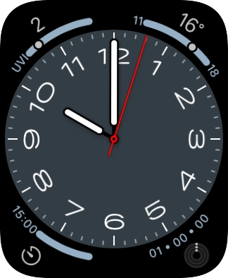 Press the Digital Crown.