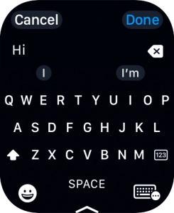 Press the input icon.