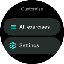 Press All exercises.