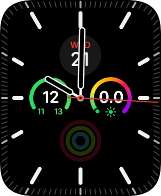 Slide your finger upwards starting from the bottom of the screen to open Control Centre.