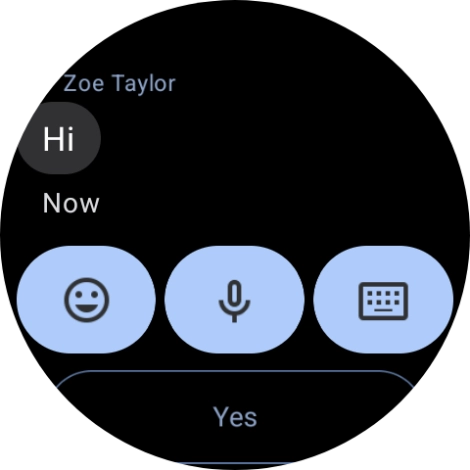 Press the microphone icon.