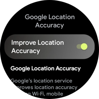 If you press the indicator next to 