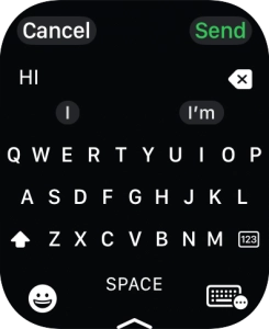 Press the input icon. Press the input icon.