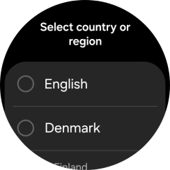 Press the required region.