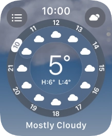 Press the Digital Crown to return to the home screen.