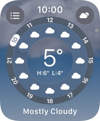 Press the Digital Crown to return to the home screen.