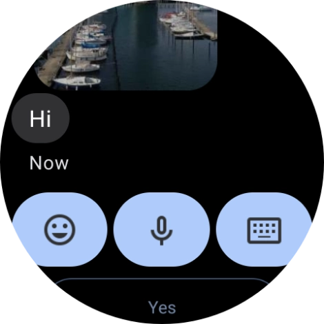 Press the microphone icon.